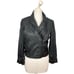 Alice + Olivia Lamb Leather Zip Up Moto Jacket
