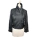 Alice + Olivia Lamb Leather Zip Up Moto Jacket
