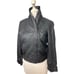 Alice + Olivia Lamb Leather Zip Up Moto Jacket