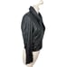 Alice + Olivia Lamb Leather Zip Up Moto Jacket