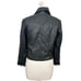 Alice + Olivia Lamb Leather Zip Up Moto Jacket