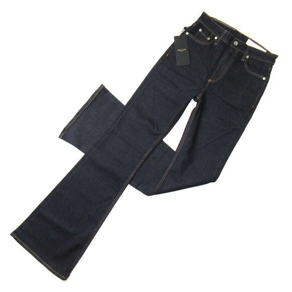 NWT rag & bone Casey in Rinse High-Rise Flare Stretch Jeans 26 x 33 225