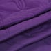 3PC Purple Reversible Bedspread Oversize Sea Shell Pattern Queen Size