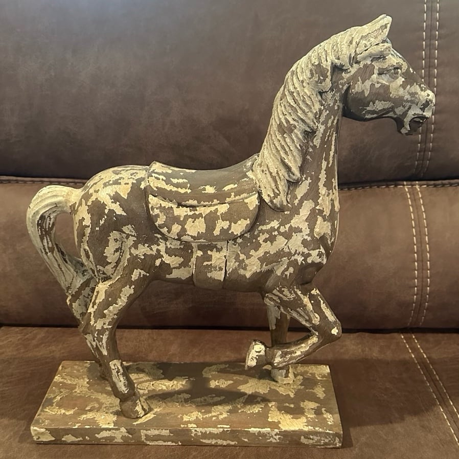Hand Carved Horse from Ballard Designs