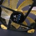 Apevia Gold/Yellow Chassis Fans 120mm