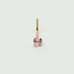 14kt gold Nose Piericng with a soft rose heart 20 gauge New