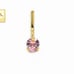14kt gold Nose Piericng with a soft rose heart 20 gauge New