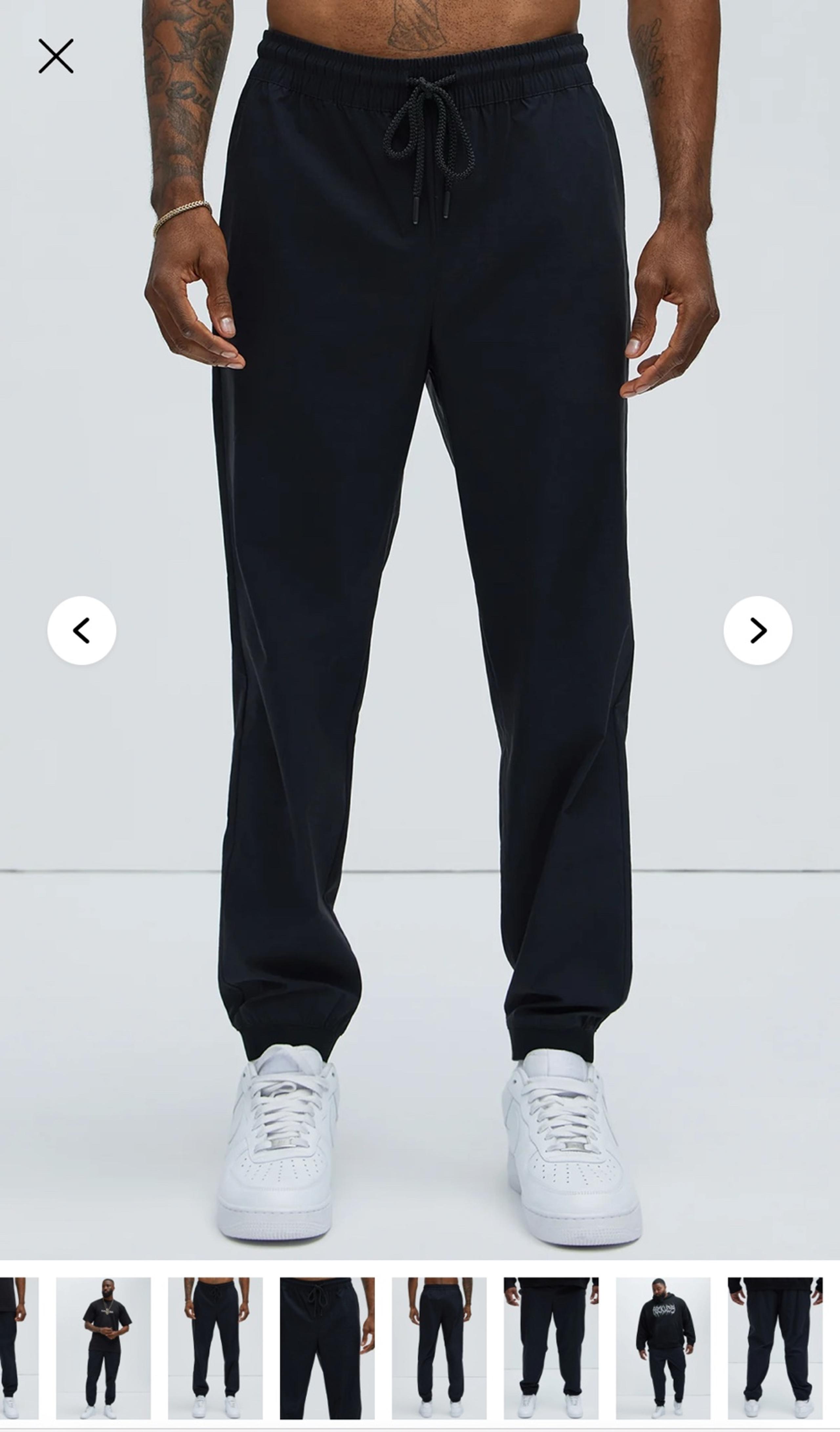 Like New Fashion Nova Men’s Clement Tech Jogger - Black