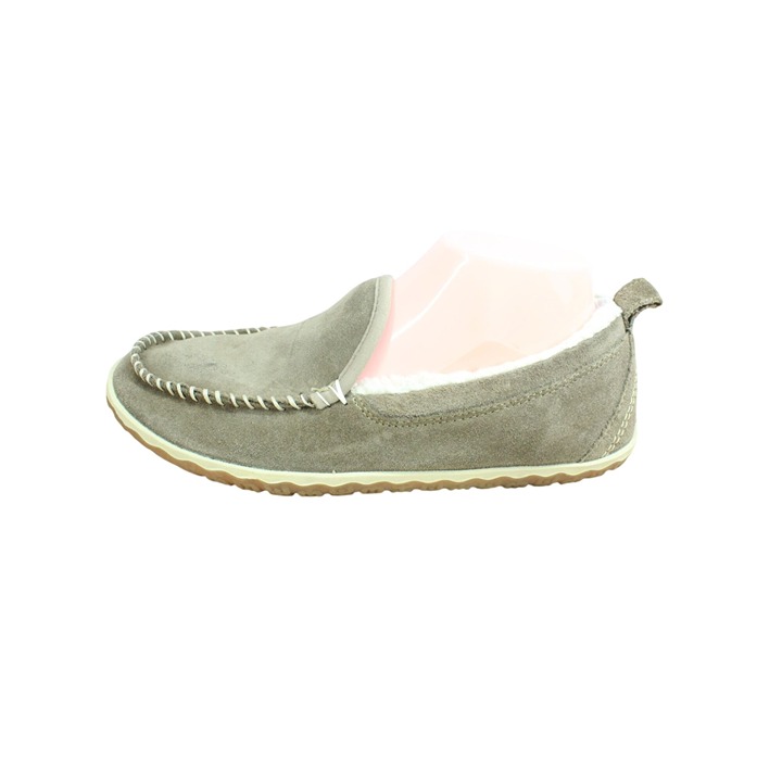 LL Bean Women's Mountain Slippers Moccasin Suede Dark Cement Size 9 M