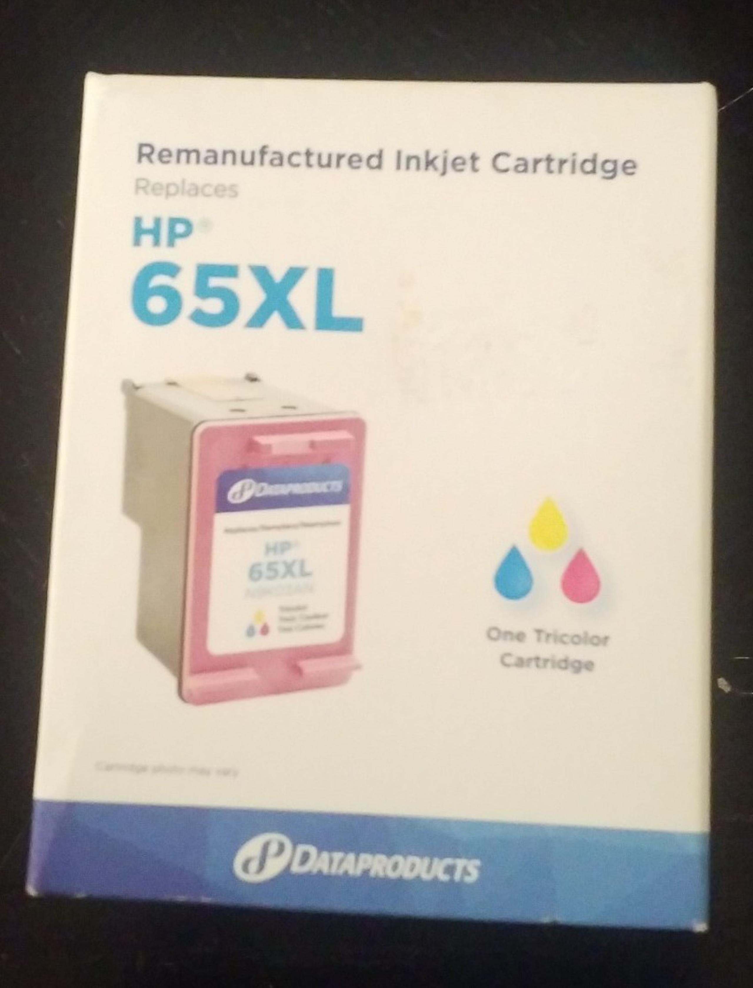 Remanufactured HP 65 Tri-Color XL High Yield Single Ink Cartridge