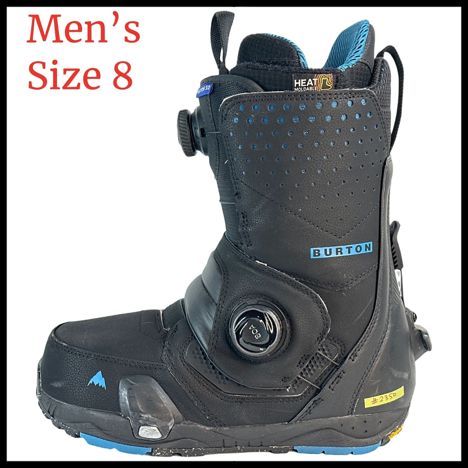 #2350 Burton Photon Step On Mens Snowboard Boots Size 8