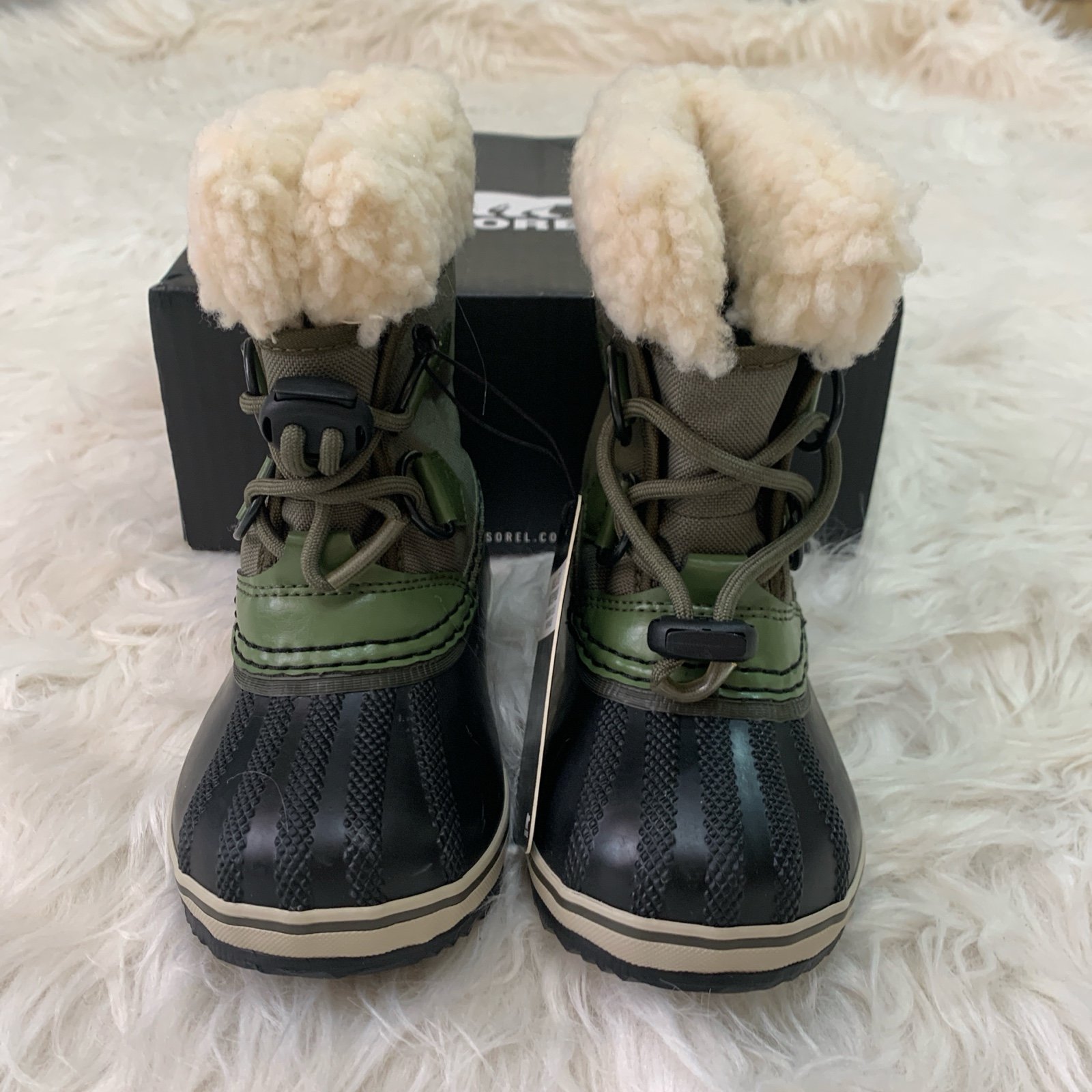 sorel hiker green yoot pac boots