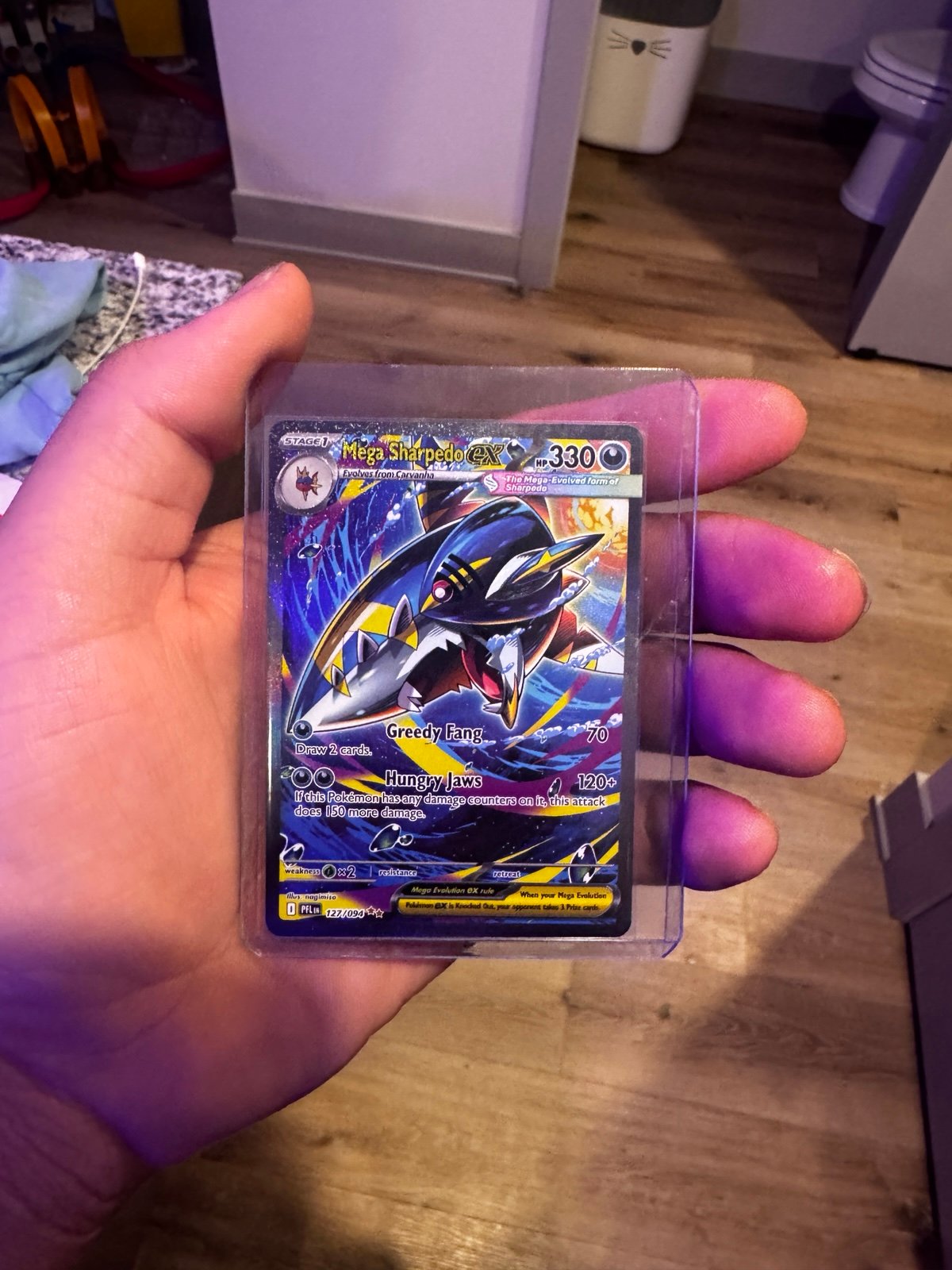 Pokemon Phantasmal Flames Mega Sharpedo ex