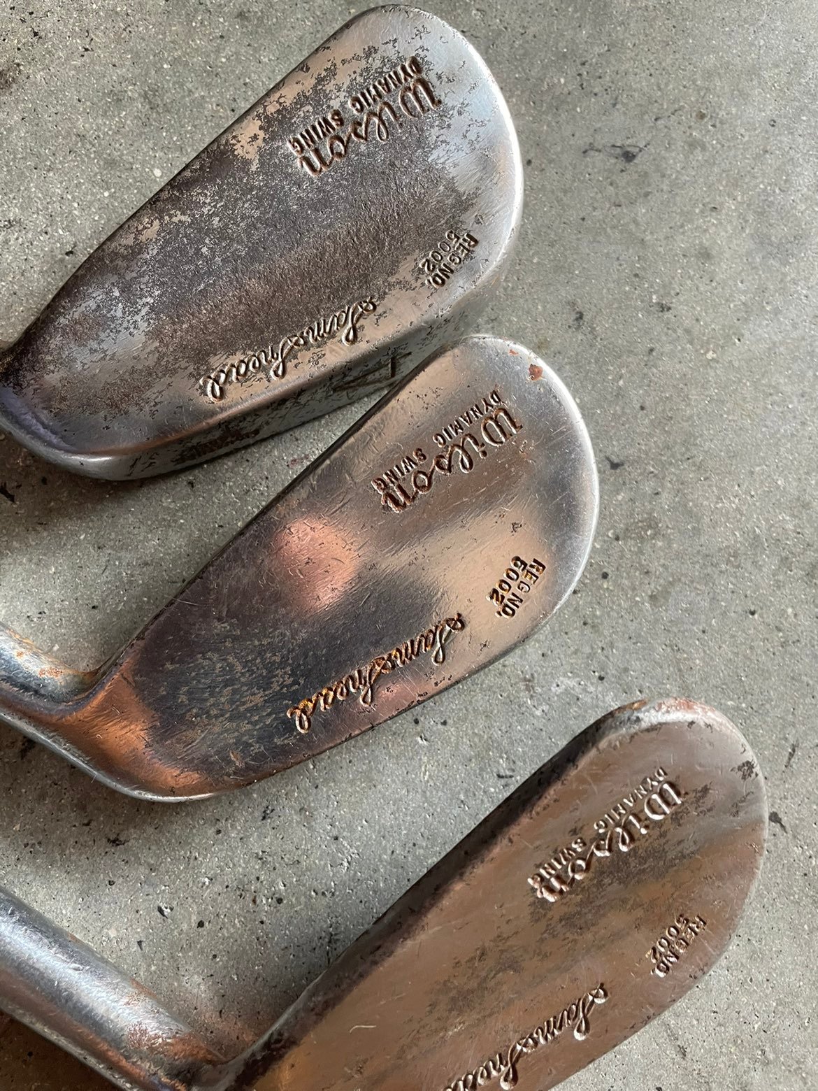 Wilson vintage golf clubs 3 pc Right Handed