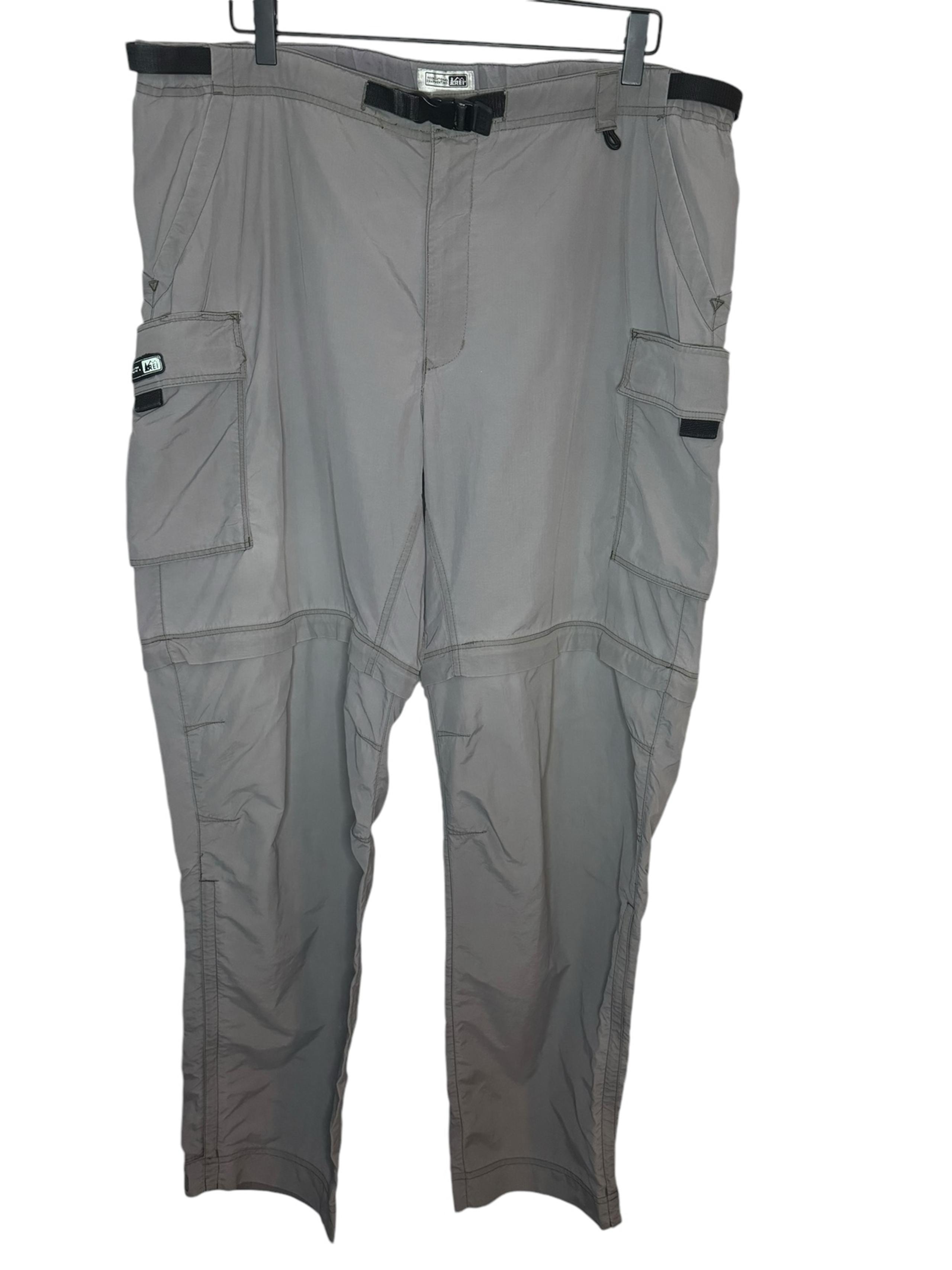 REI Nylon Convertible Cargo Pants Women’s Size 20 Grey
