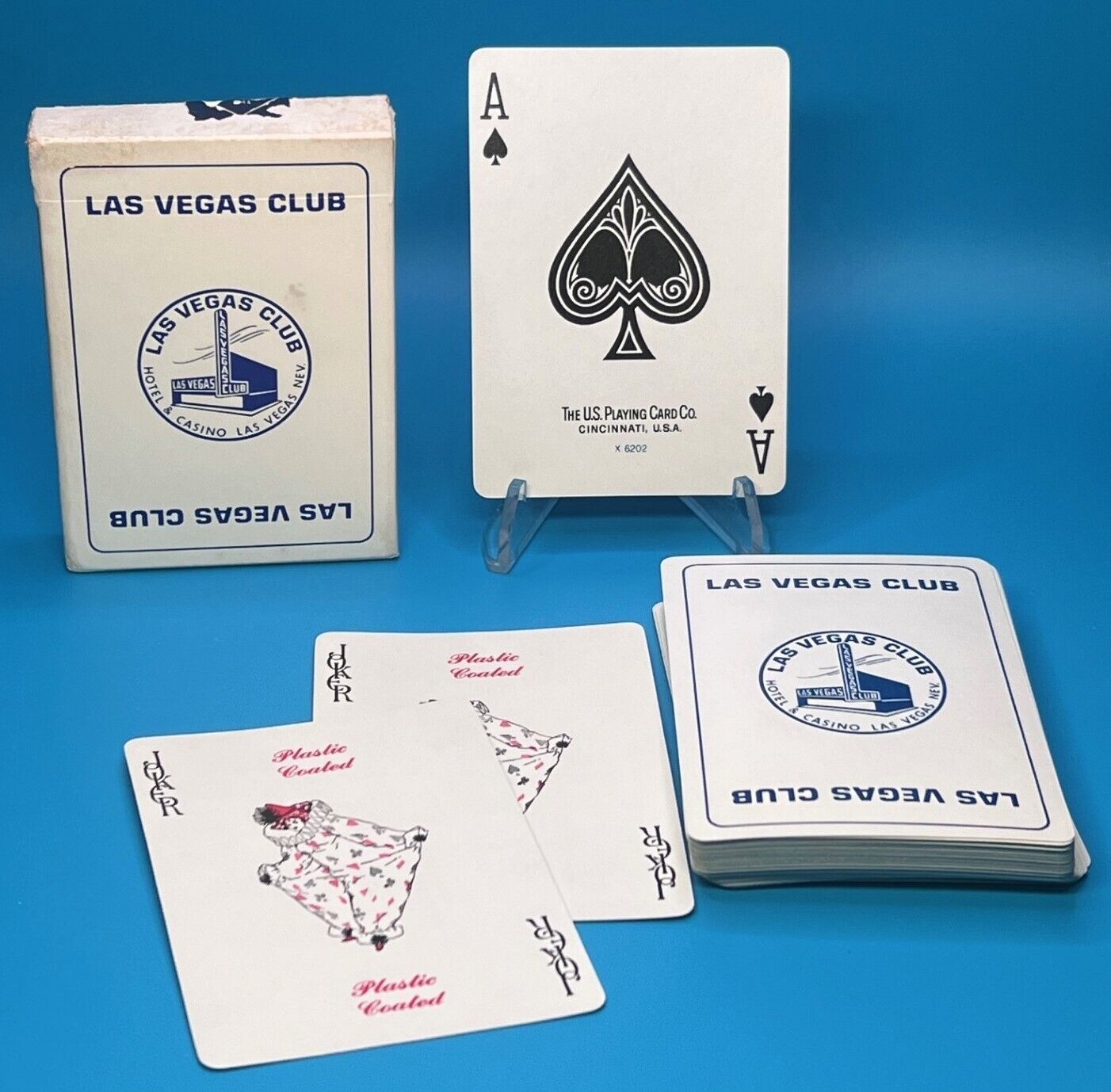 Genuine HTF Authentic 1970's Vintage Las Vegas Club Casino Playing Cards