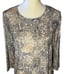 Leggiadro Leopard Animal Print Stretchy Top Blouse Size 5 EUC Made Italy