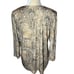 Leggiadro Leopard Animal Print Stretchy Top Blouse Size 5 EUC Made Italy