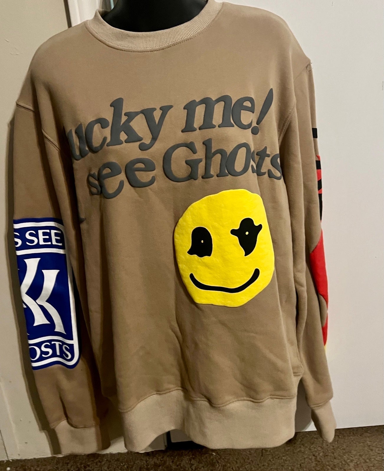 lucky me i see ghosts official crewneck CPFM.XYZ x YE x Kid Cudi