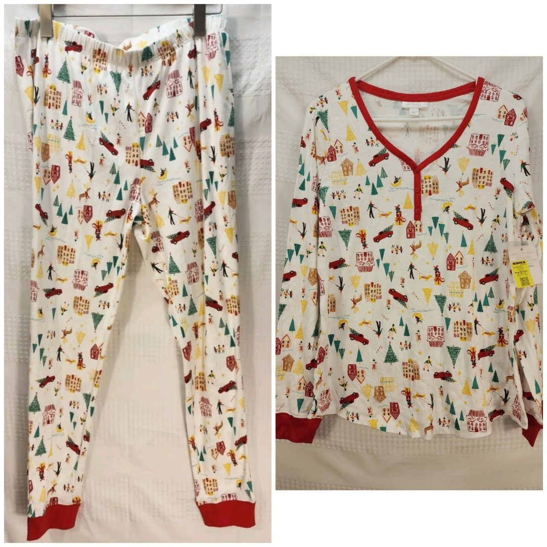 LC Lauren Conrad Holiday Pajama Sets for Women Mercari