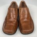 Clarks Men's Brown Leather Upper Slip On Loafers Size 9 M Shoes Comfort