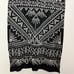 Johnny Was Black White Embroidered Tunic Linen Dress Size S Women