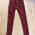 Adriano Goldschmied red corduroy skinny jeans, size 25R