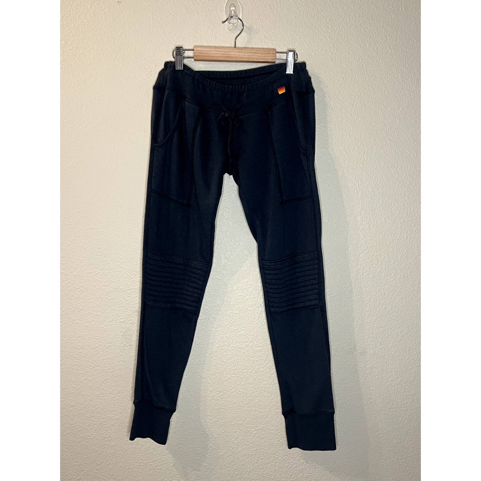 Aviator Nation Women's Gray Moto Sweatpants Sz XS