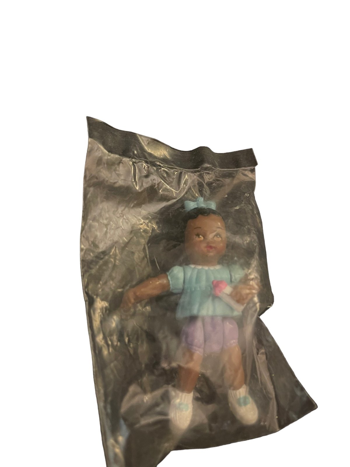 PLAYSKOOL Dollhouse AFRICAN AMERICAN BABY GIRL NEW BOTTLE Nursery Infant