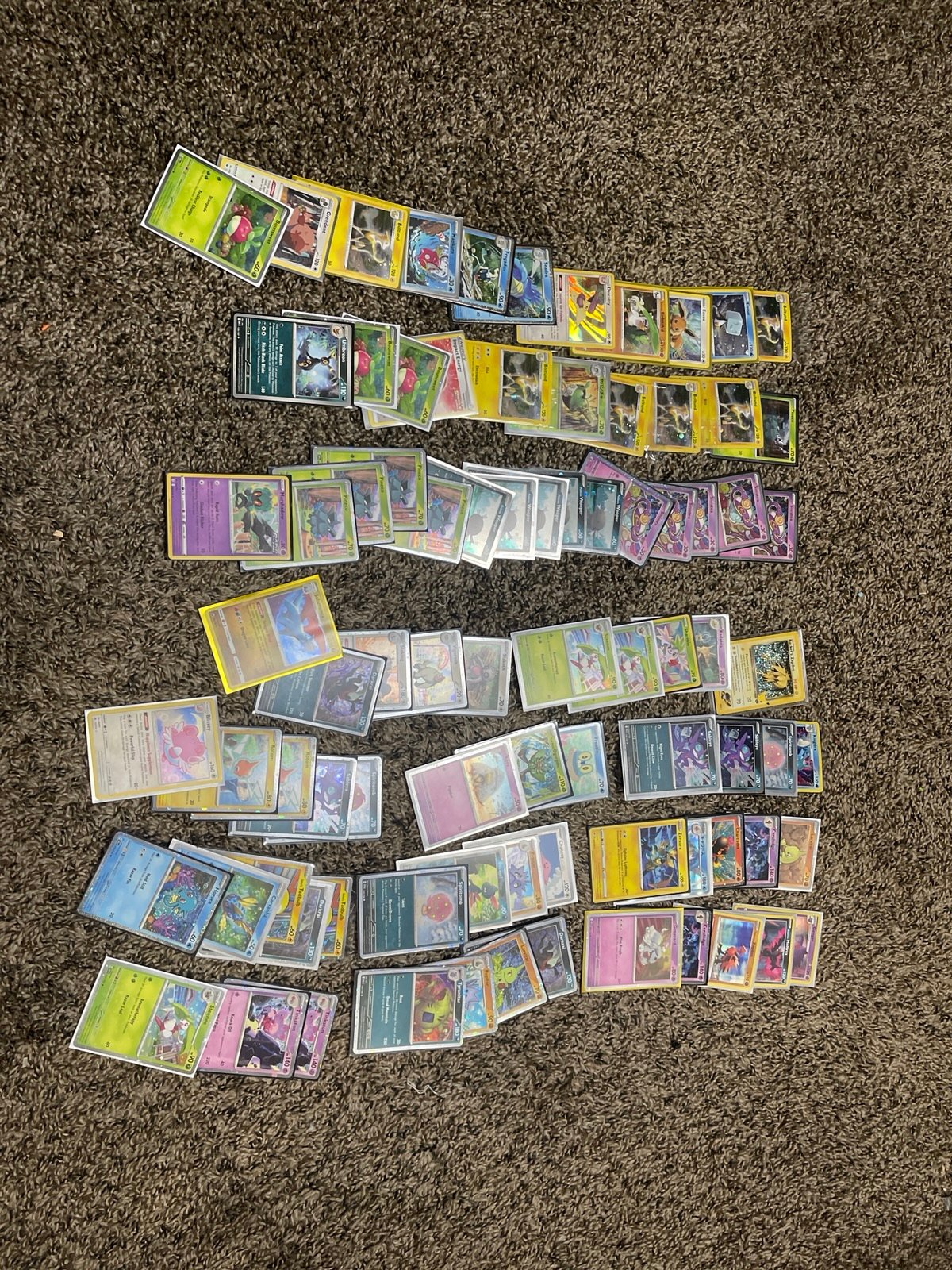 Mixed Pokemon card lot
