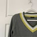 ATM CASHMERE DEEP V-NECK SWEATER SAFARI