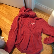 Red Talentless logo hoodie NWOT