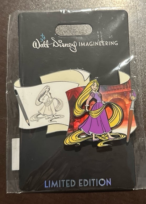 Tangled WDI Off the Page Rapunzel Disney Pin