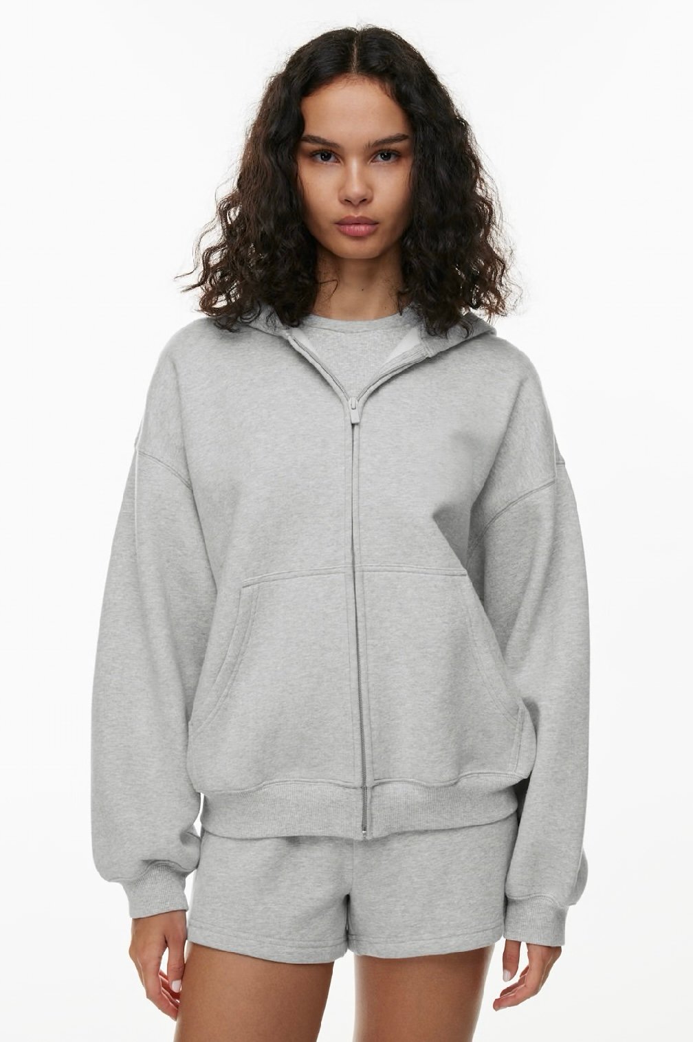 Aritzia Cozy Fleece Mega Zip Hoodie