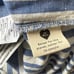 MADEWELL women's Linen Cotton blend striped blouse - SMALL