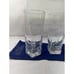 Set of 4 Bormioli Rocco Brillante Double Old Fashioned Water Glasses 6 1/2x 3