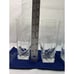 Set of 4 Bormioli Rocco Brillante Double Old Fashioned Water Glasses 6 1/2x 3