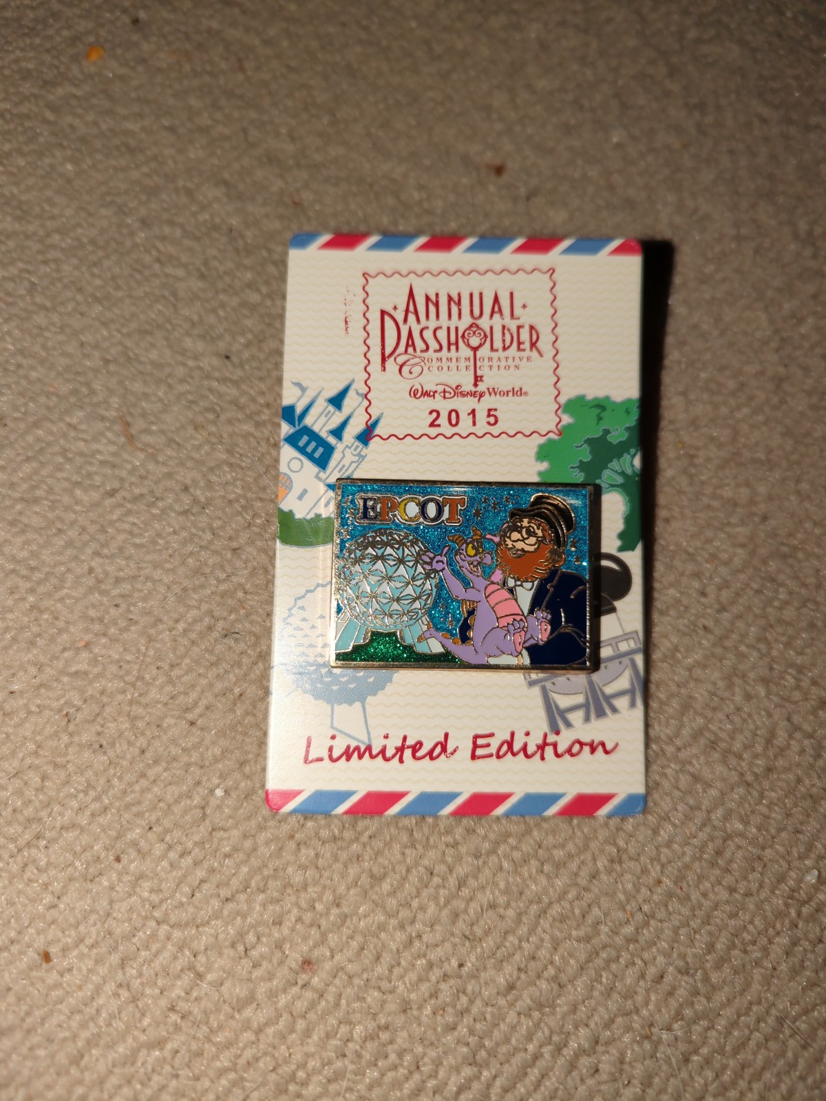 2015 Annual Passholder Epcot Pin