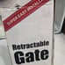 48 Extra Tall Retractable Pet Dog Cat Baby Gate 55 Wide One-Handed Operation