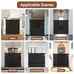 48 Extra Tall Retractable Pet Dog Cat Baby Gate 55 Wide One-Handed Operation