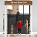 48 Extra Tall Retractable Pet Dog Cat Baby Gate 55 Wide One-Handed Operation