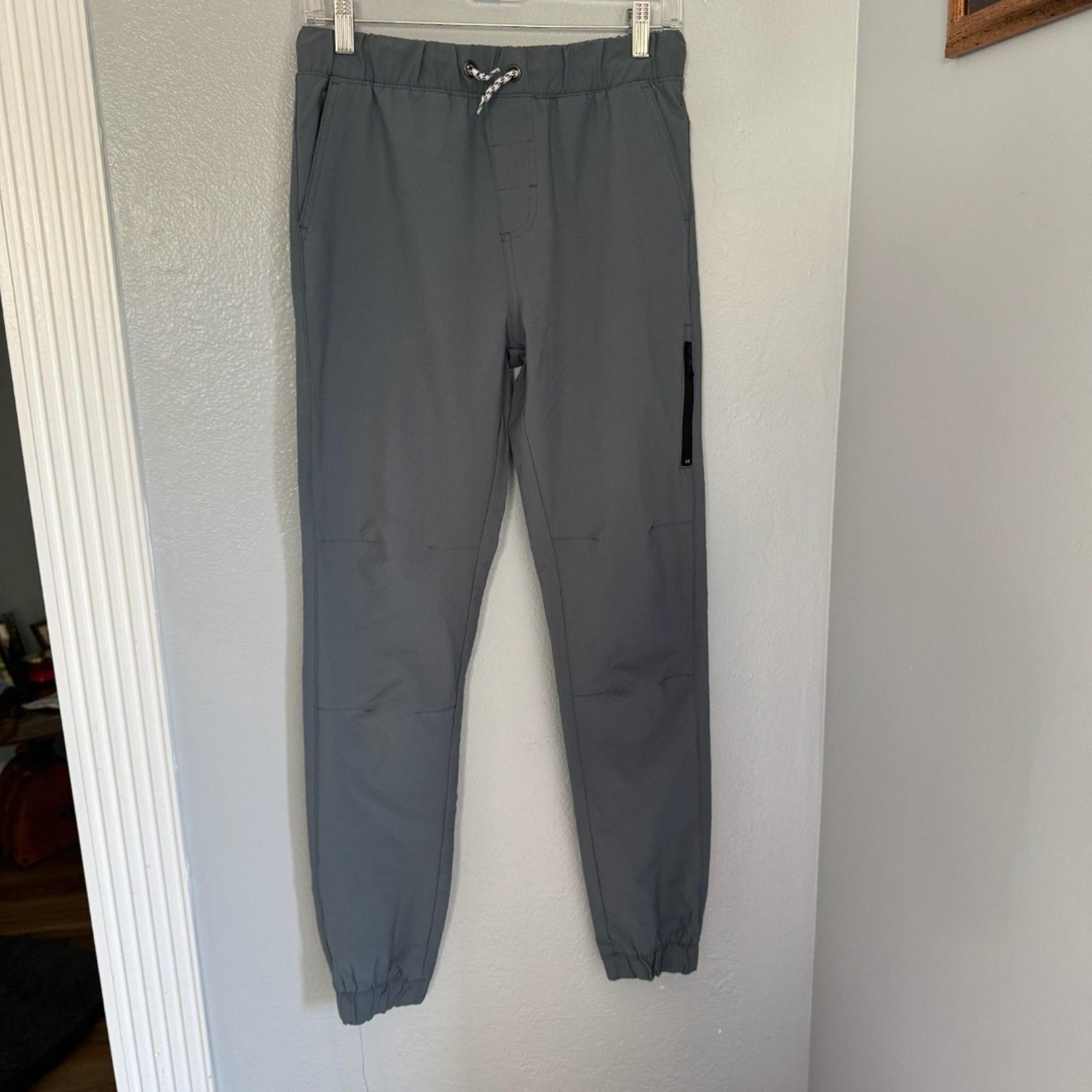 Eddie Bauer Departure Joggers Dark Gray Elastic Waistband Kids Size 16