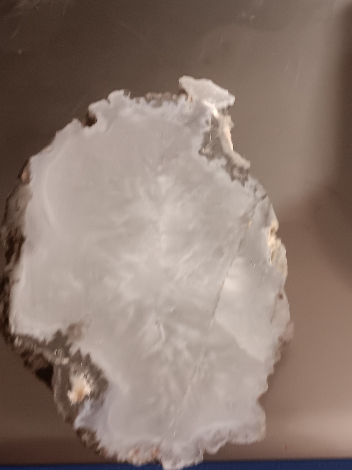Agate rock rocks from earth real neat it has q blueish look to it