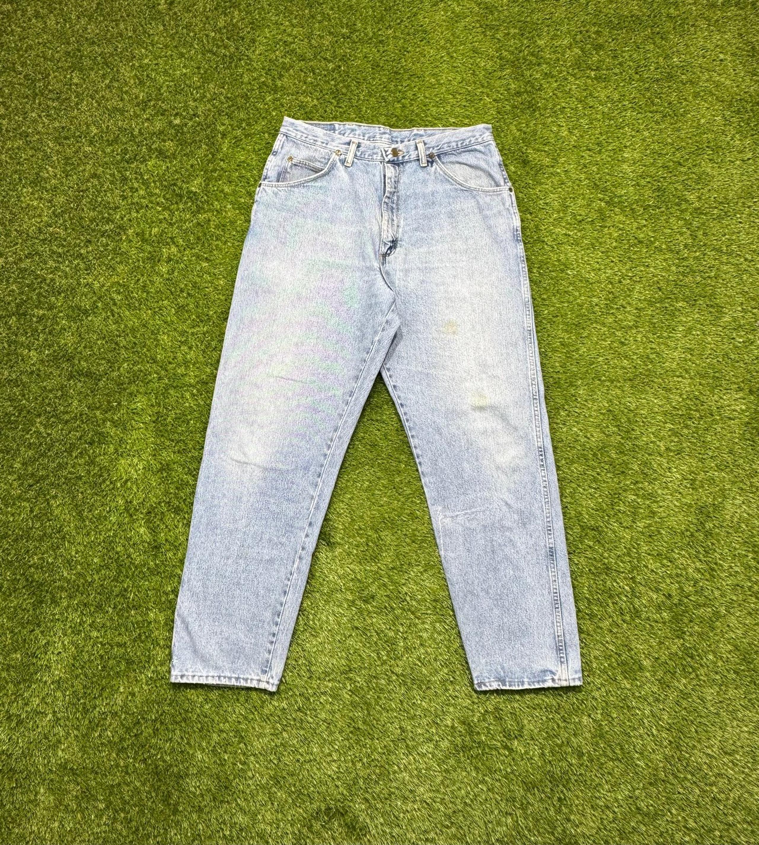Y2k Wrangler Relaxed Fit Denim Jeans Men’s Size 33x32 Distressed