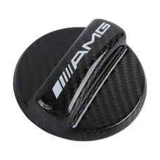 BRAND NEW AMG Real Carbon Fiber Gas Fuel Cap Cover For Mercedes Benz