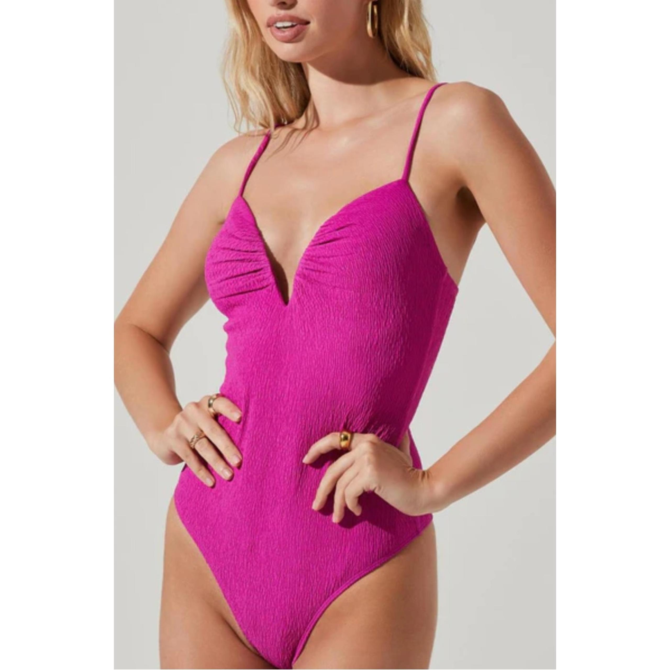 ASTR The Label Pink Fia Bodysuit size M