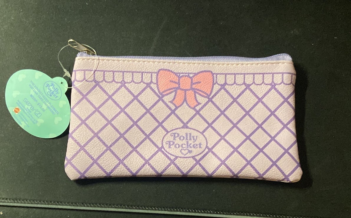 Polly pocket playmate pouch purple
