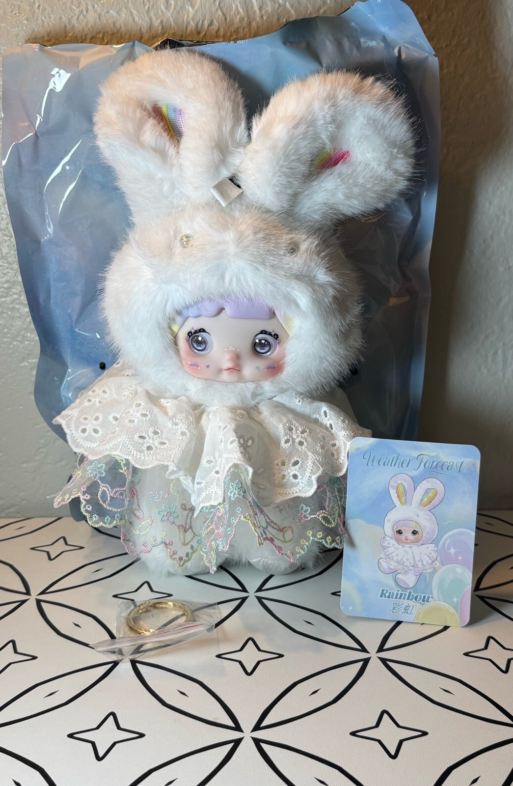 Nommi Weather Forecast Series Rainbow Plush Pendant