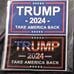 TRUMP FLAG & STICKERS Family/Friends Pack