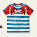 Mini Boden Big Cat Applique Shirt 6/7